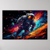 Verloren in ruimte poster (Voorkant)