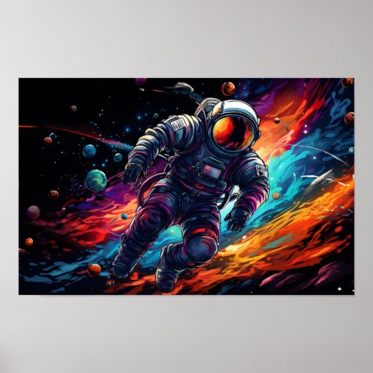 Verloren in ruimte poster (Voorkant)