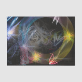 Verloren in ruimte tissuepapier