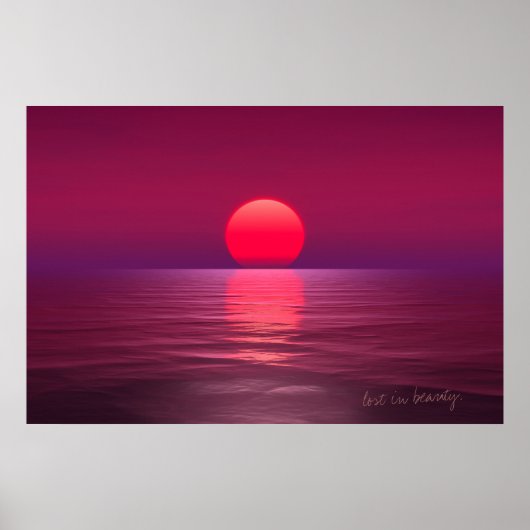 verloren in schoonheid. romance van de zon poster (Voorkant)