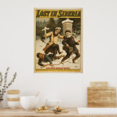Verloren in Siberië, circa 1898. Poster (Keuken)