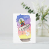 Verloren in Spaaaaaaace Briefkaart (Staand voorkant)