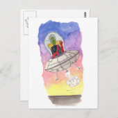 Verloren in Spaaaaaaace Briefkaart (Voorkant / Achterkant)