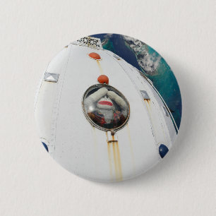 Verloren in Space Monkey Ronde Button 5,7 Cm