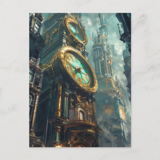 Verloren in tijd briefkaart (Voorkant)