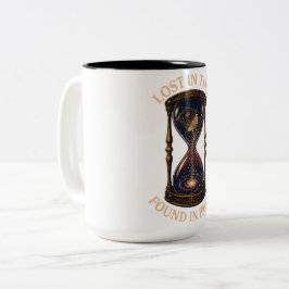 Verloren in Tijd, Gevonden in Pagina's Koffiemok Tweekleurige Koffiemok