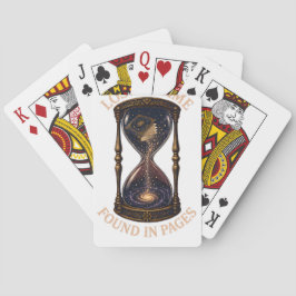 Verloren In Tijd Gevonden In Pokerkaarten Van Boek