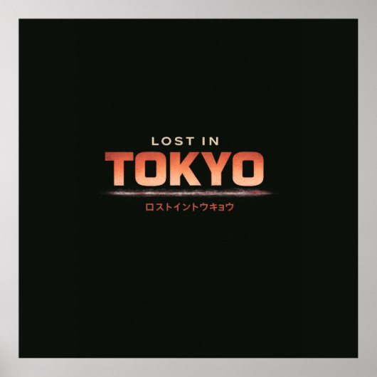 Verloren in Tokio Poster (Voorkant)