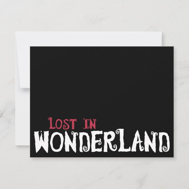 Verloren in Wonderland (Voorkant)