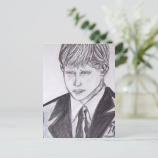 verloren jongen briefkaart (Staand voorkant)