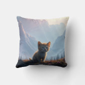 Verloren kitten in de woestijn kussen (Achterkant)