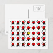 verloren ladybug briefkaart (Voorkant / Achterkant)