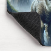 Verloren lam in regenwoud muismat (Hoek)