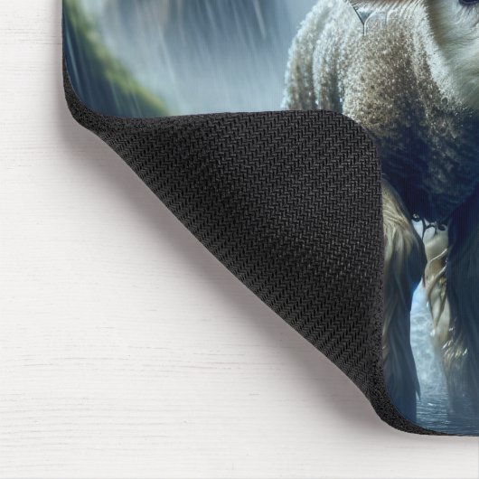 Verloren lam in regenwoud muismat (Hoek)