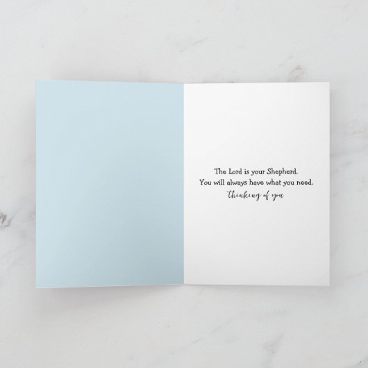 Verloren lam met herder in regenwoud kaart (Binnen)