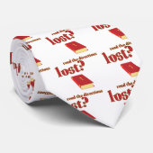 Verloren? Lees de bijbel Richtingen Stropdas (Opgerold)