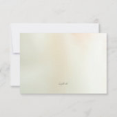 Verloren liefdesBereavement Hartelijk dank Bedankkaart (Achterkant)