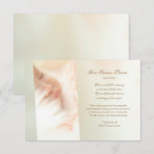 Verloren liefdesBereavement Hartelijk dank Bedankkaart (Voorkant / Achterkant)