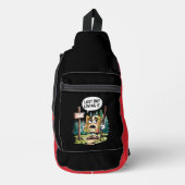 Verloren, maar dol op avontuur sling bag (Voorkant)