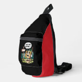 Verloren, maar dol op avontuur sling bag (Rechterhoek)