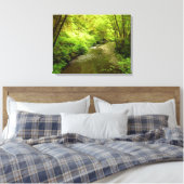 Verloren Man Creek I in Redwood National Park Canvas Afdruk (Insitu (Slaapkamer))