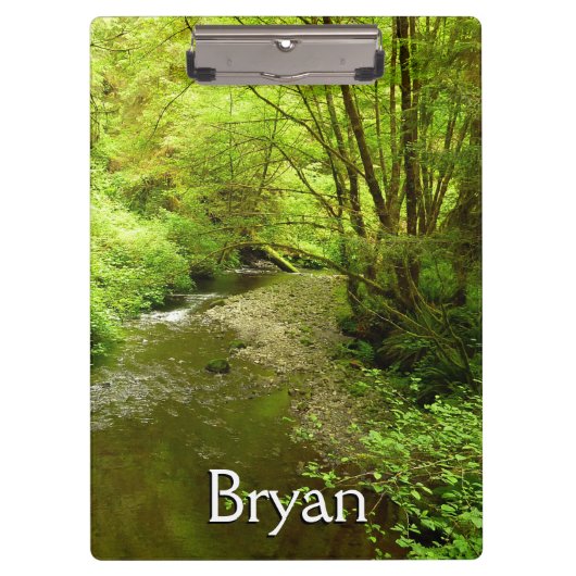 Verloren Man Creek I in Redwood National Park Klembord (Voorkant)