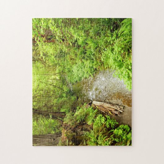 Verloren Man Creek II in Redwood National Park Legpuzzel (Verticaal)