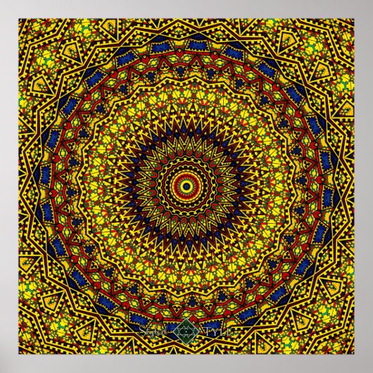Verloren Mandala Poster (Voorkant)
