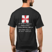 Verloren Mannen (Spiritueel) T-Shirt (zwart) (Achterkant)