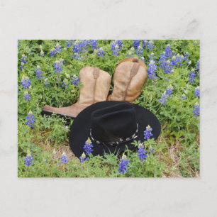 Verloren onder Briefkaart Bluebonnets
