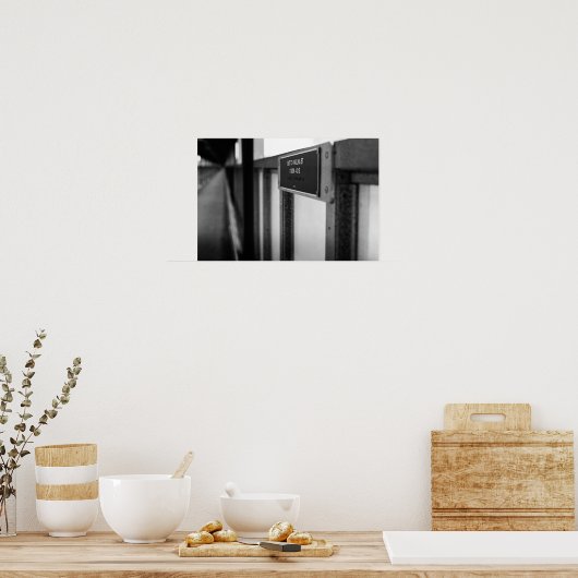 "Verloren op de L" Poster (Keuken)