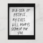 Verloren op Zee Briefkaart (Voorkant)