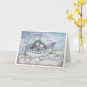 Verloren op Zee Kaart (Gele Bloem)