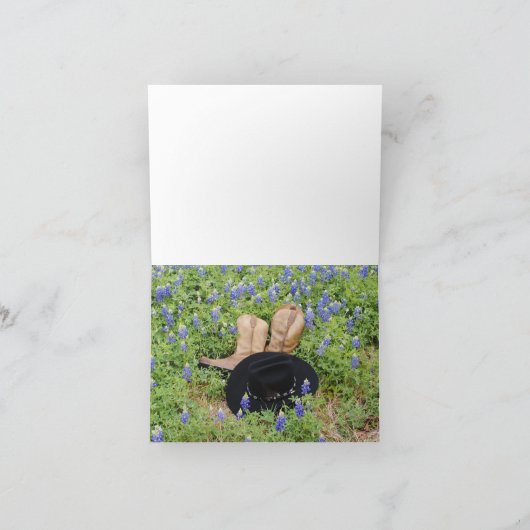 Verloren Pet en Bluebonnets Kaart (Binnen)