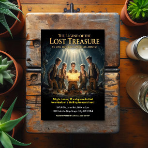 Verloren Piratenschat Verjaardagsfeestje Briefkaart