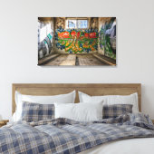Verloren plaatsen Verlaten gebouwen Street Art Canvas Afdruk (Insitu (Slaapkamer))