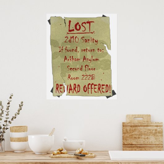 Verloren Poster (Keuken)