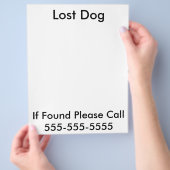 Verloren Poster Flyer (Hand)