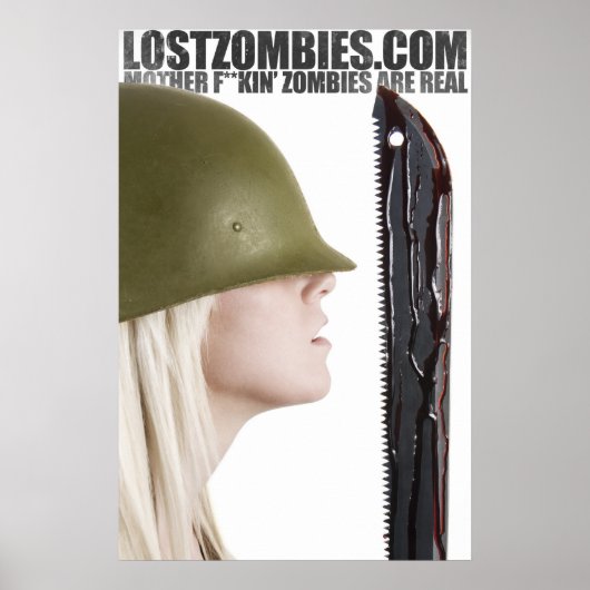 Verloren Poster Zombies MFZAR door Jesse Bodas (Voorkant)
