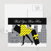 Verloren reizen briefkaart (Voorkant / Achterkant)