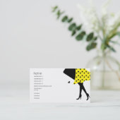 Verloren reizen visitekaartje (Staand voorkant)