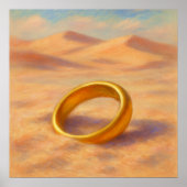 Verloren Ring - Kunst in Pastel Schilderstijl Poster (Voorkant)