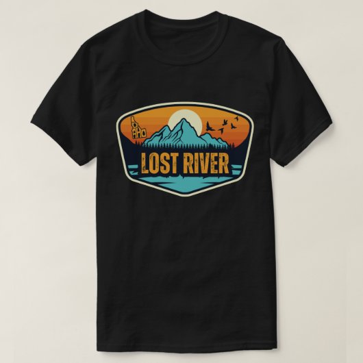 Verloren Rivier, Idaho T-shirt (Design voorkant)