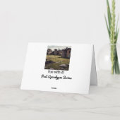 Verloren ruimtes | Verlaten post-apocalyptische ge Kaart (Achterkant)