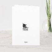 verloren santakaart feestdagen kaart (Achterkant)