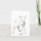 Verloren schapen begroeting kaart (Achterkant)