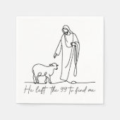 Verloren schapen Jezus Servet (Voorkant)