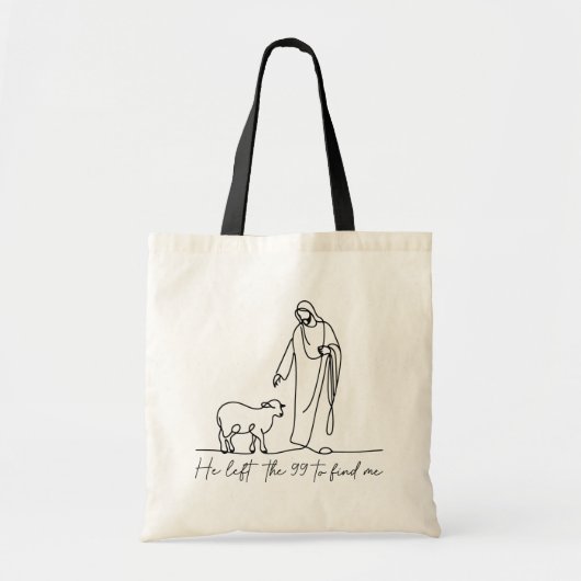 Verloren schapen Jezus Tote Bag (Voorkant)