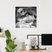 VERLOREN SCHIP IN DE WOESTIJN POSTER (Thuiskantoor)