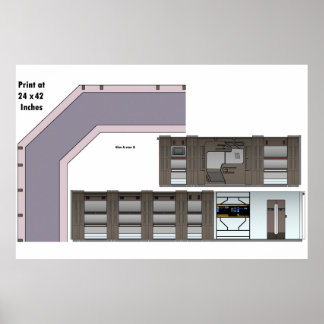 Verloren Schip in Ruimte Gang Poster